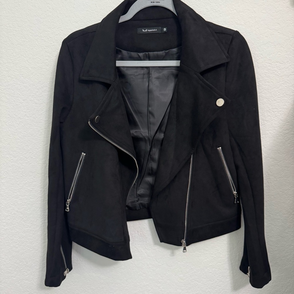 Black Suede Women's Jacket